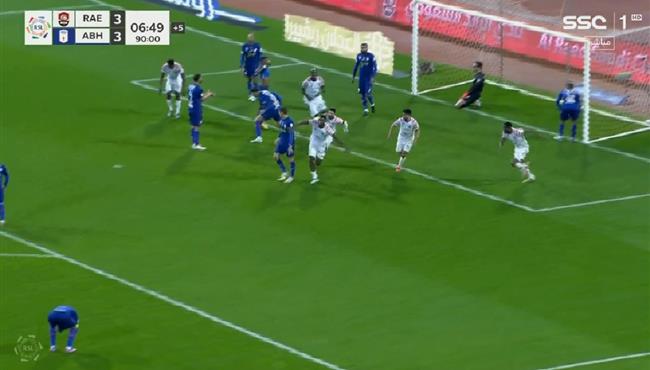 اهداف مباراة الرائد وابها 4 3 الدوري السعودي