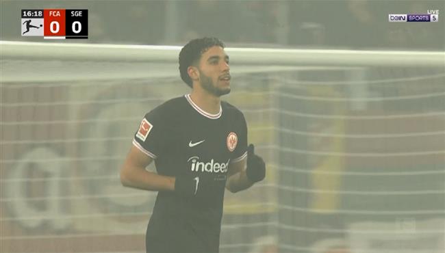ملخص لمسات عمر مرموش في مباراة اينتراخت فرانكفورت واوجسبورج بالدوري الالماني
