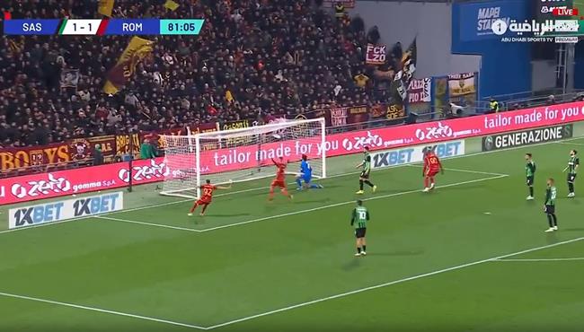 اهداف مباراة روما وساسولو 2 1 الدوري الايطالي
