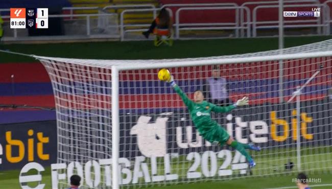 تصدي انياكي بينيا الخرافي امام اتلتليكو مدريد وتحيه تير شتيجن له