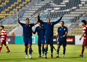 فيديو إنبي يفوز على بلدية المحلة بثلاثية ويرتقي إلى وصافة الدوري المصري