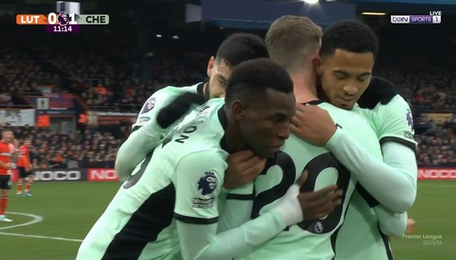 اهداف مباراة تشيلسي ولوتون تاون 3 2 الدوري الانجليزي