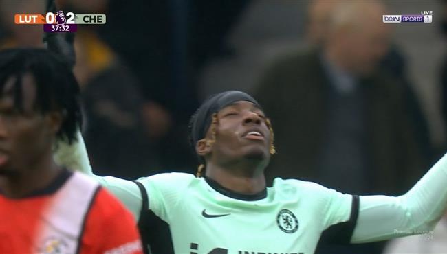 هدف تشيلسي الثاني الرائع في مرمي لوتون تاون بالدوري الانجليزي