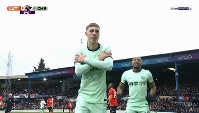 هدف بالمر الثاني الرائع في مرمي لوتون تاون بالدوري الانجليزي