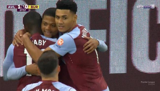 اهداف مباراة استون فيلا وبيرنلي 3 2 الدوري الانجليزي