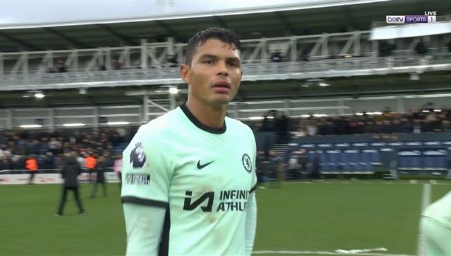 رد فعل غاضب من تياجو سيلفا بعد مباراة تشيلسي ولوتون تاون في الدوري الانجليزي