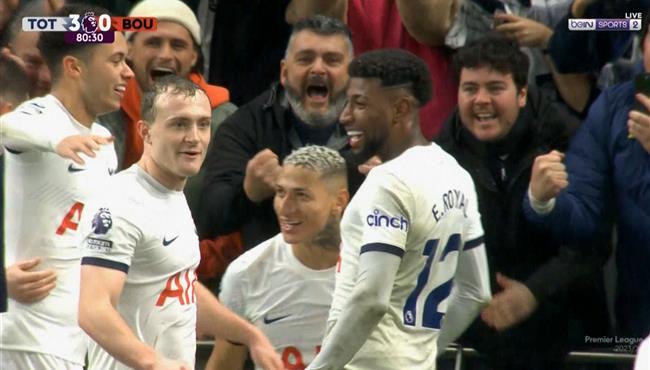اهداف مباراة توتنهام وبورنموث 3 1 الدوري الانجليزي