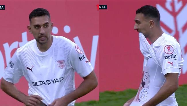 هاتريك احمد حسن كوكا في مباراة بنديك سبور وسبرتا سبور بكأس تركيا