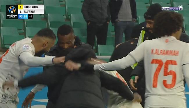 اهداف مباراة الفيحاء وباختاكور 4 1 دوري ابطال اسيا