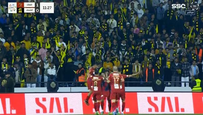 هدف ضمك الاول في مرمي الاتحاد بالدوري السعودي