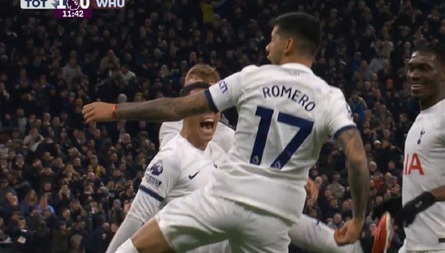 هدف روميرو في مرمي وست هام بالدوري الانجليزي