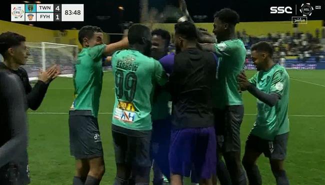 اهداف مباراة التعاون والفيحاء 4 1 الدوري السعودي