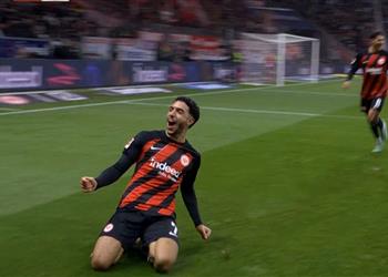 فيديو عمر مرموش يسجل هدف أينتراخت فرانكفورت الأول أمام بايرن ميونخ