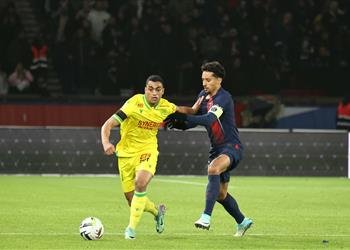 فيديو مصطفى محمد يسجل ونانت يخسر أمام باريس سان جيرمان في الدوري الفرنسي