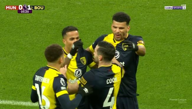 اهداف مباراة مانشستر يونايتد وبورنموث 0 3 الدوري الانجليزي