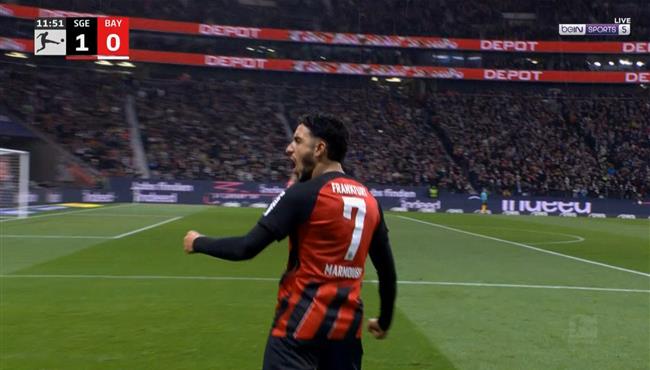 ملخص لمسات عمر مرموش امام بايرن ميونخ في الدوري الالماني هدف و2 اسيست