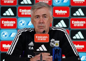 أنشيلوتي يوضح موقفه من تدريب البرازيل ومدى جاهزية بنزيما وميليتاو لمباراة الهلال السعودي