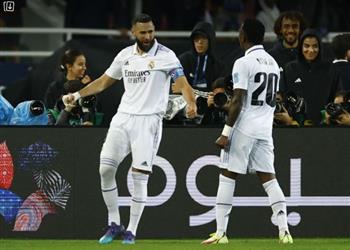 فيديو بنزيما وفالفيردي ي سجلان هدفي ريال مدريد الثالث والرابع أمام الهلال