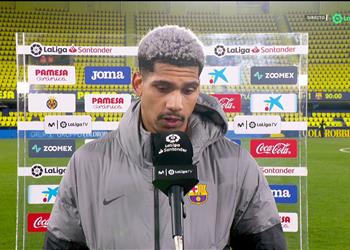 أروخو بعد فوز برشلونة أمام فياريال علينا إنهاء المباريات مبكر ا