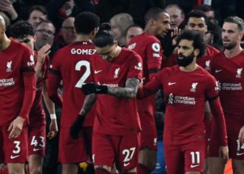 فيديو محمد صلاح يكسر صيامه ويستعيد نغمة الانتصارات لـ ليفربول بثنائية أمام إيفرتون