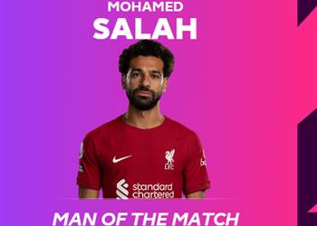 محمد صلاح رجل مباراة ليفربول وإيفرتون في الدوري الإنجليزي