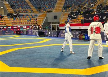 سيف عيسى يتوج بذهبية بطولة مصر الدولية للتايكوندو