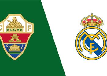 تعرف على معلق مباراة ريال مدريد وإلتشي اليوم في الدوري الإسباني