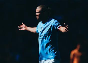 هالاند تسجيلي 25 هدف ا ليس طبيعي ا وأتطلع إلى الفوز على آرسنال