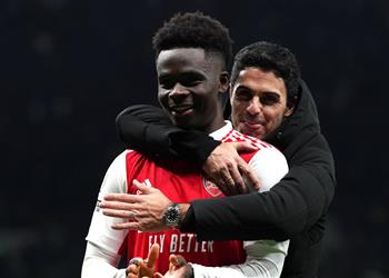 فيديو ساكا يسجل هدف تعادل آرسنال أمام مانشستر سيتي