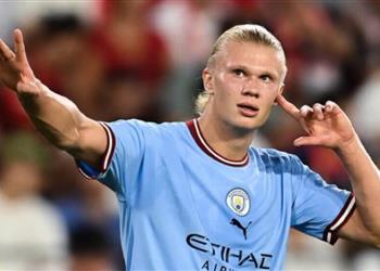 فيديو هالاند يسجل هدف مانشستر سيتي الثالث أمام آرسنال