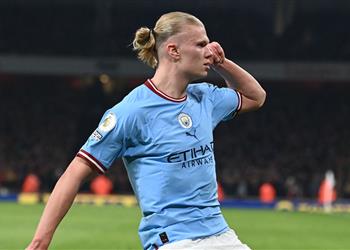 ترتيب هدافي الدوري الإنجليزي بعد هدف هالاند في مباراة مانشستر سيتي وآرسنال