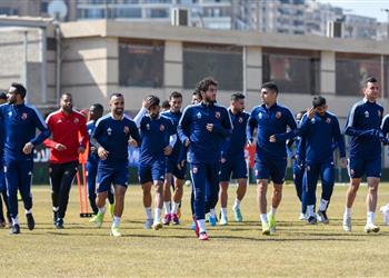 مران الأهلي كولر يحاضر اللاعبين وتدريبات قوية لحراس المرمى