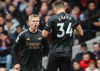 زينشينكو بعد فوز آرسنال المثير أمام أستون فيلا تعلمنا درس ا لا ي صدق