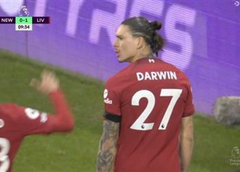 فيديو نونيز يسجل هدف ليفربول الأول أمام نيوكاسل