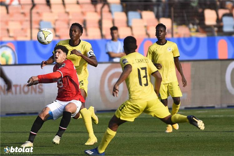 مباراة مصر وموزمبيق في كأس أمم إفريقيا للشباب