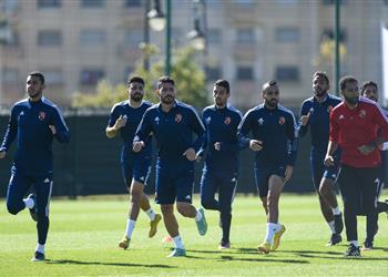 مران الأهلي جلسات استشفائية للاعبين وتقسيمة قوية استعداد ا لمواجهة سياتل الأمريكي