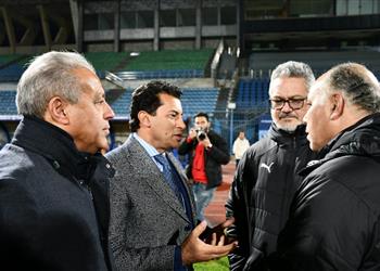 وزير الرياضة يحفز لاعبي المنتخب الأولمبي قبل مباراتي زامبيا بـ تصفيات الأولمبياد