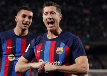 ترتيب هدافي الدوري الإسباني بعد نهاية الجولة 22 ليفاندوفسكي يعود إلى التسجيل