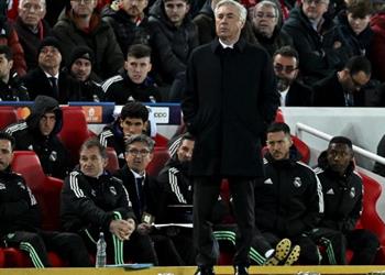 أنشيلوتي تمنيت تكرار ريمونتادا ريال مدريد أمام مانشستر سيتي بعد ثنائية نونيز ومحمد صلاح