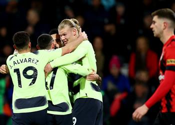 فيديو مانشستر سيتي يقسو على بورنموث برباعية ويواصل مطاردة آرسنال