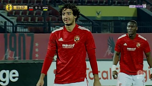محمد هاني يهدر ركلة جزاء امام صن داونز بدوري ابطال افريقيا
