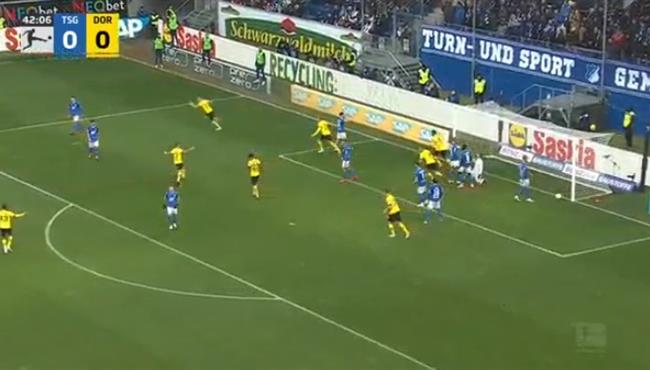 ملخص وهدف فوز بوروسيا دورتموند علي هوفنهايم 1 0 الدوري الالماني