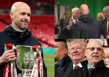 تين هاج يوجه دعوة خاصة لـ فيرجسون بعد التتويج بكأس رابطة الأندية