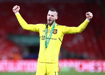 دي خيا بعد الفوز بكأس الرابطة من الصعب وصف شعوري ويمكننا تحقيق المزيد من البطولات