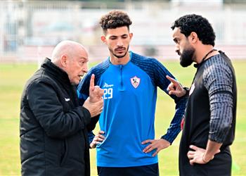 مران الزمالك فيريرا يجتمع بـ فتوح وتألق الونش وبلحاج في التقسيمة