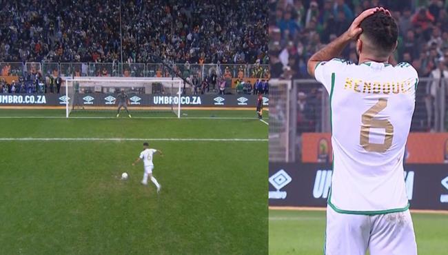 احمد قندوسي ركلة الجزاء الحاسمة والاخيرة للجزائر امام السنغال في نهائي كأس افريقيا للمحليين