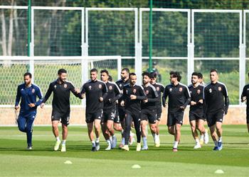 مران الأهلي انتظام أفشة وكولر يجتمع باللاعبين استعداد ا لـ ريال مدريد