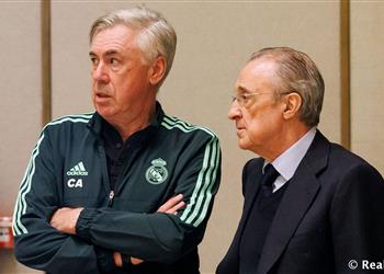 فلورنتينو بيريز يصل الرباط لمؤازرة ريال مدريد في مواجهة الأهلي