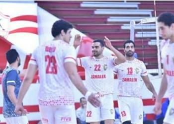 كرة طائرة الزمالك يفوز على طلائع الجيش في السوبر