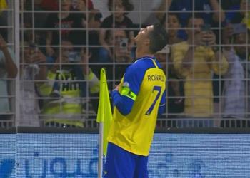 فيديو كريستيانو رونالدو يسجل هدف النصر الثالث أمام الوحدة